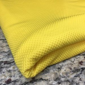 Bright Yellow Breathable Two-way Stretch Fabric